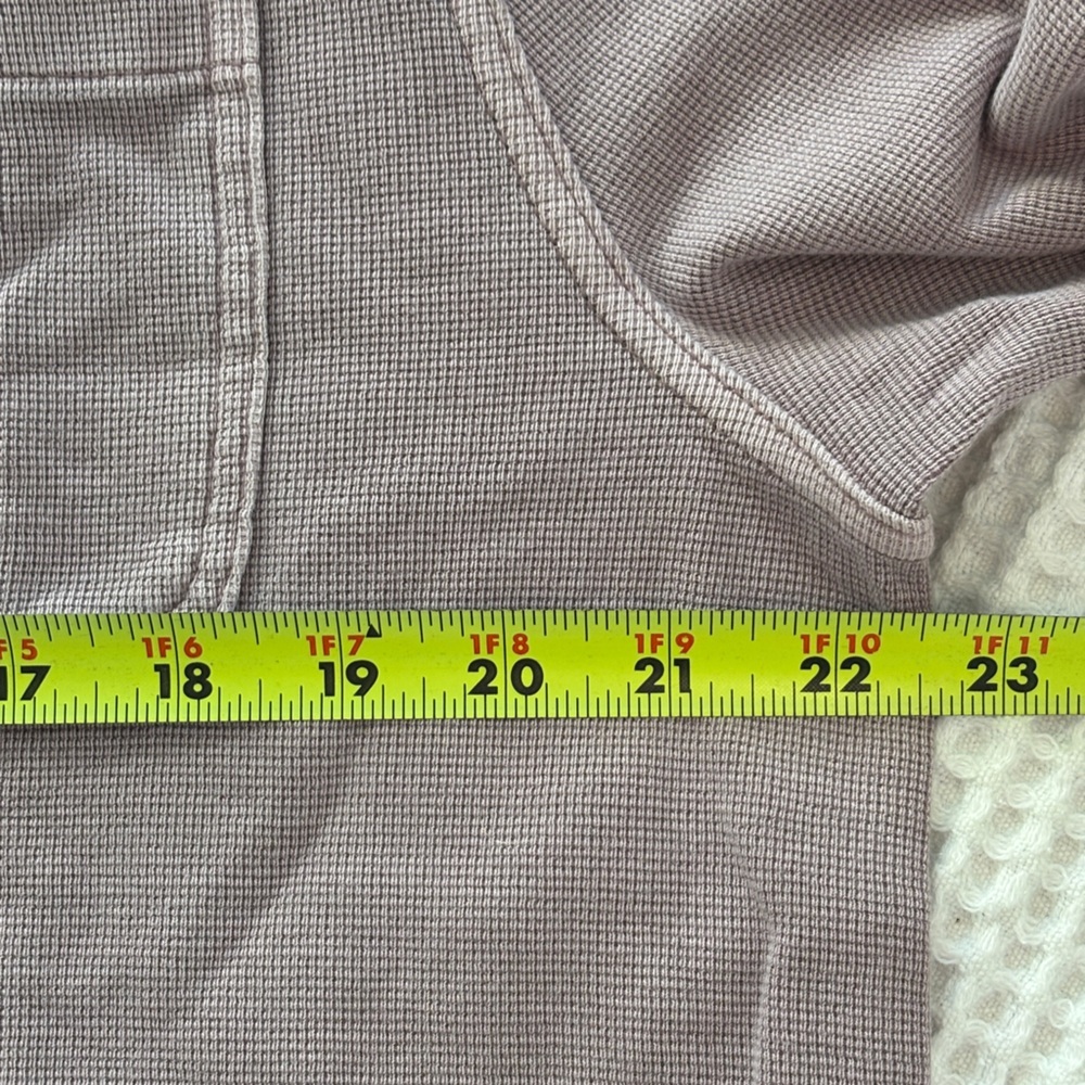 NWT Mens J Crew Purple Cotton waffle button up shirt shacket size medium flawed - Picture 9 of 11